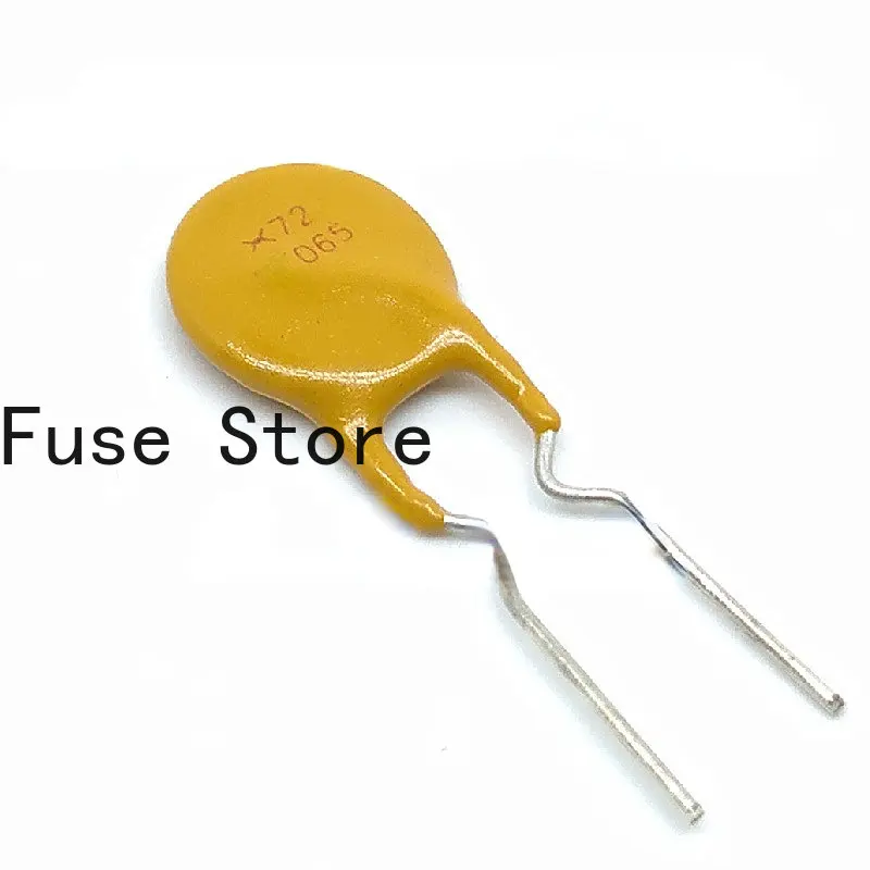 10 pces rxef065 pptc fusível resettable X72-XF065 72v 0.65a recuperável