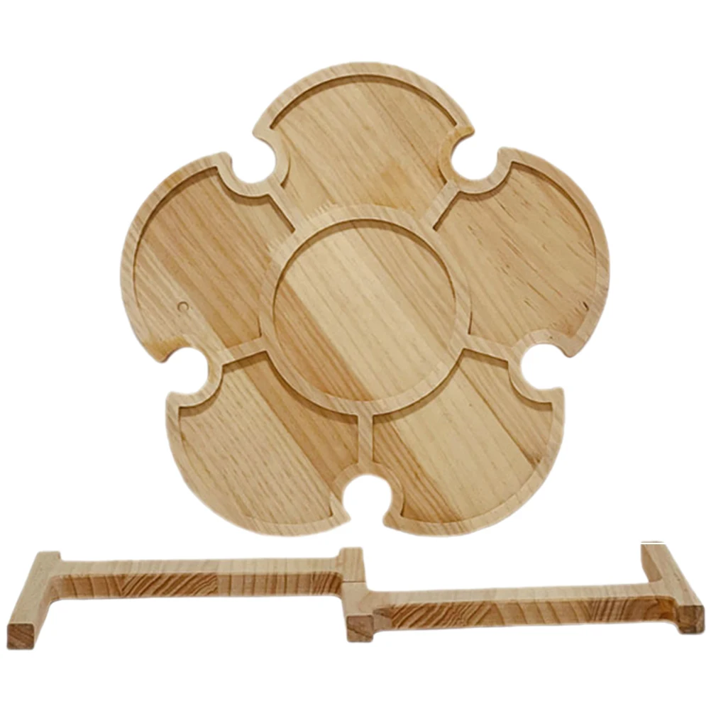 Tavolo da picnic portatile in legno Tavoli da picnic per esterni Tavolo pieghevole da pavimento Regali da spiaggia Tavolini Mobili da giardino
