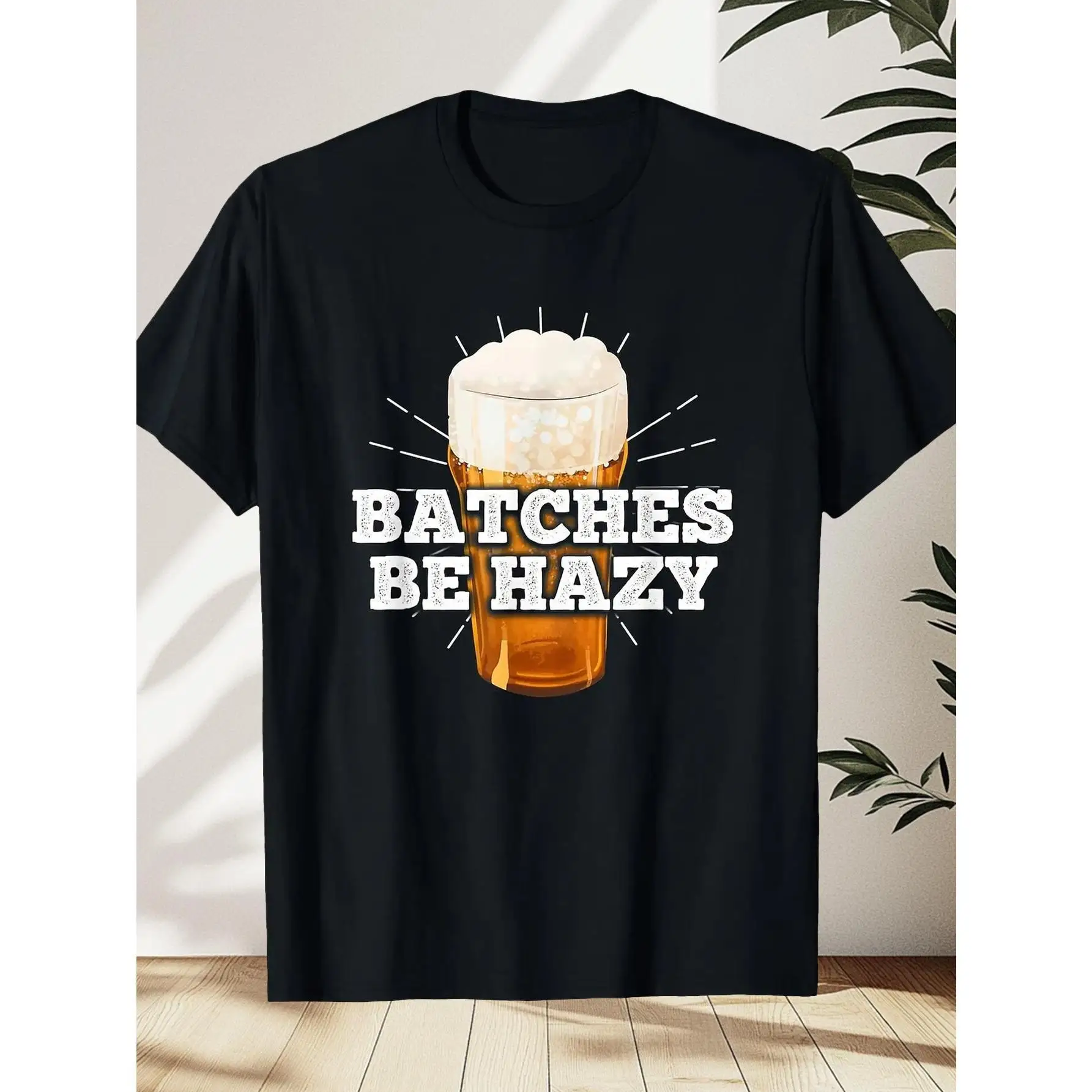 

Funny Hazy IPA T-shirt, Batches Be Hazy Graphic Tee, Humorous Craft Beer Lover Gift, Homebrewer Shirts for Men Women
