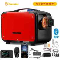 12V 24V 220V Portable Auxiliary All In One Diesel Heater LCD &APP Control for Garage Car Similar Websato Eberspacher Heating Fan