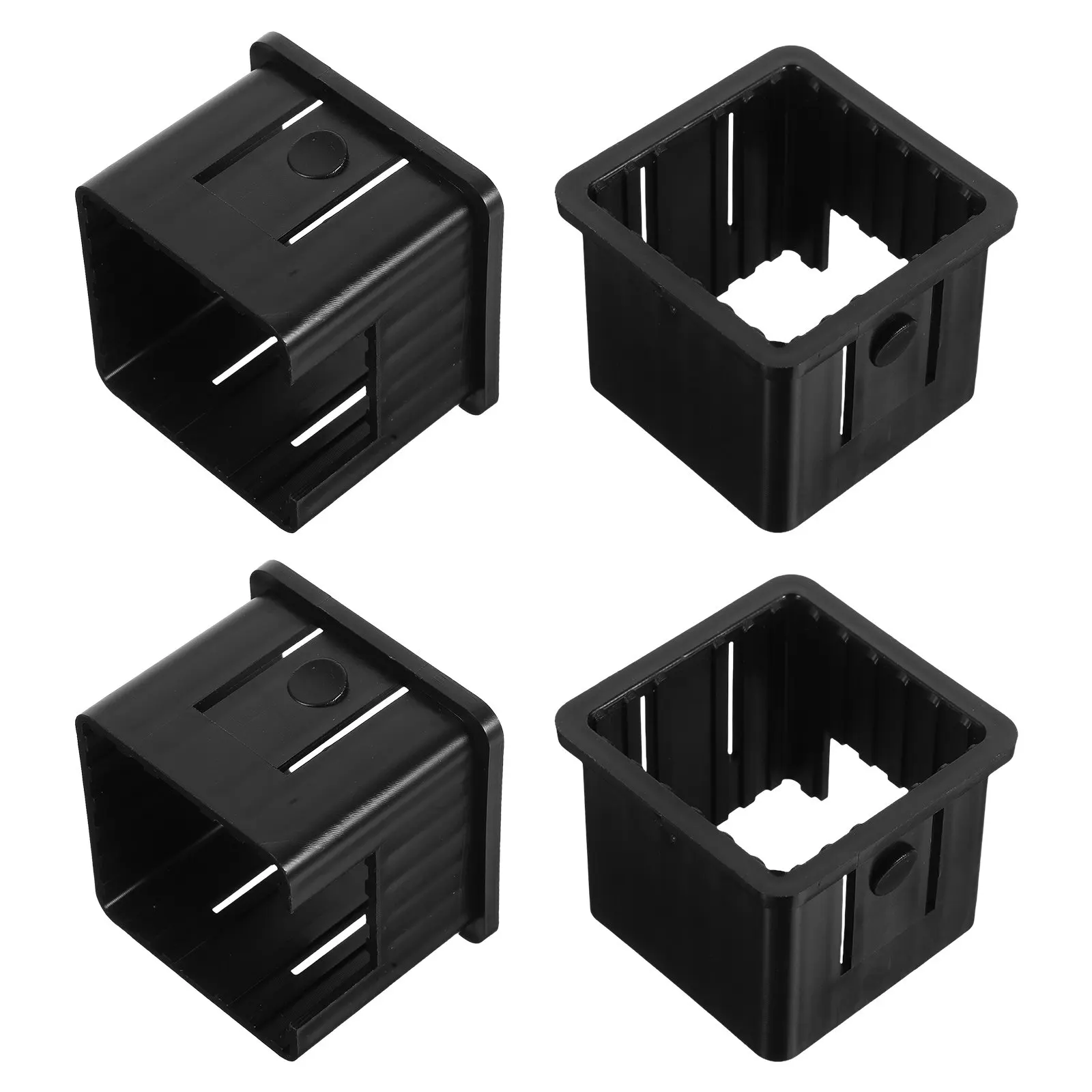 4Pcs Tube Insert For Fitness Training Equipment Commercial Gym Hollow Sleeve Adapter Square Converter 50MM 40MM