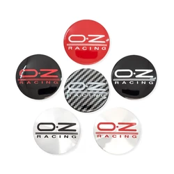 4pcs 3D OZ Racing Logo 55mm Car Stickers for Car Wheel Center Caps Emblem Rim Hubcaps Cover Refit Decoration Styling Accessories