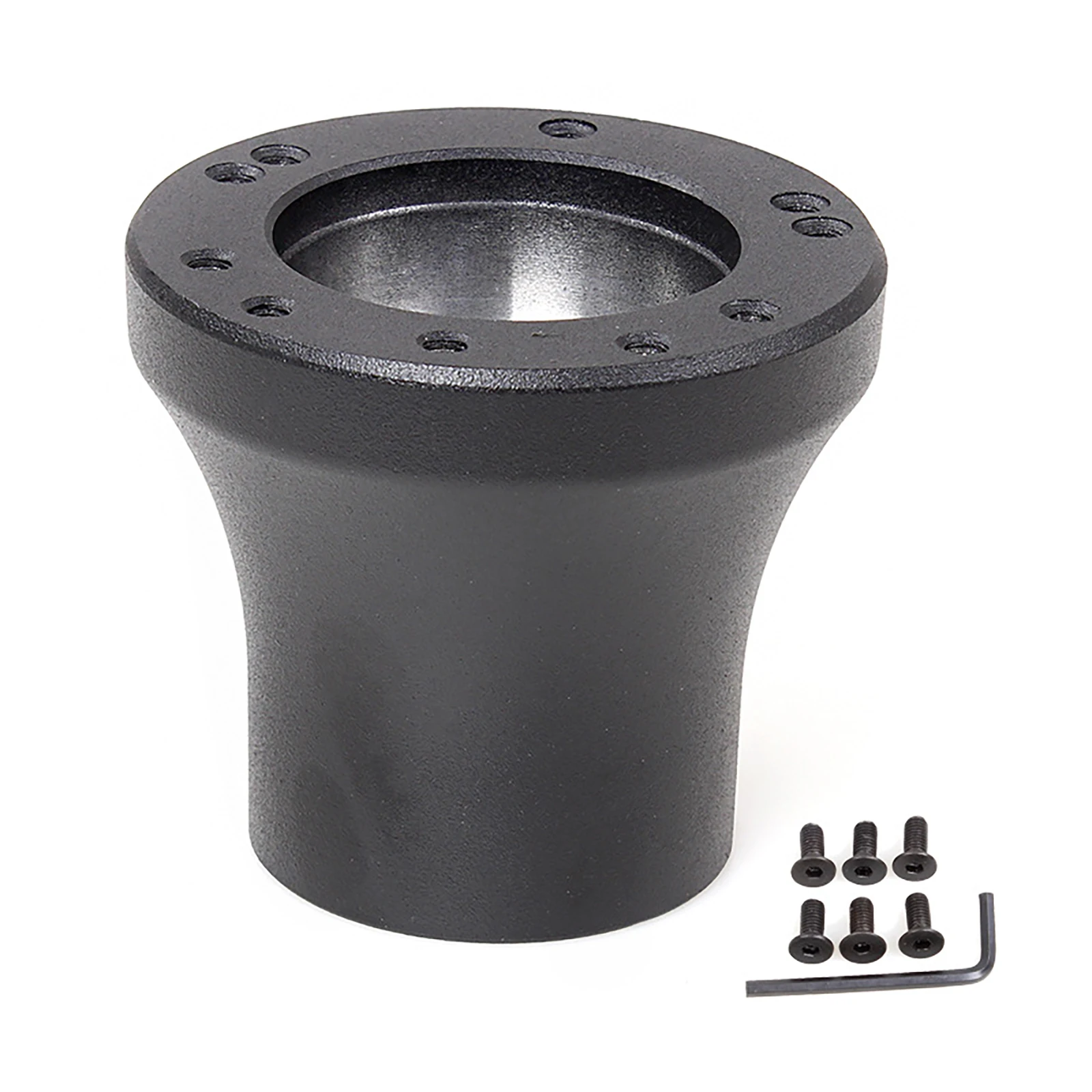 

Black Aluminium Steering Wheel Hub Adapter With Screw 34T Replacement For Golf Cart Club Car DS Car Accessories Modified Part