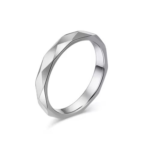 New Classic 4MM Stainless Steel Ring for Women Men Silver/Gold/Black Color Ring Unisex Jewelry