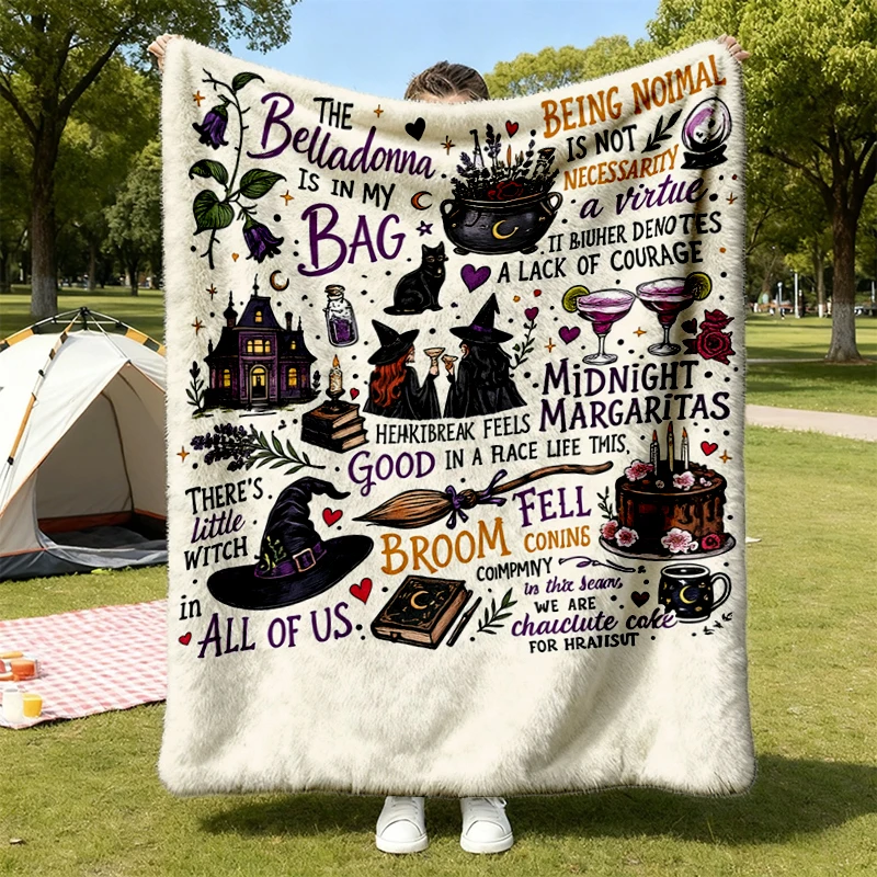 Heartbreak Feels The Owens Sisters Flannel Blanket, Magic Practical Halloween Movie Flannel Throw, Practical Magic, Midn