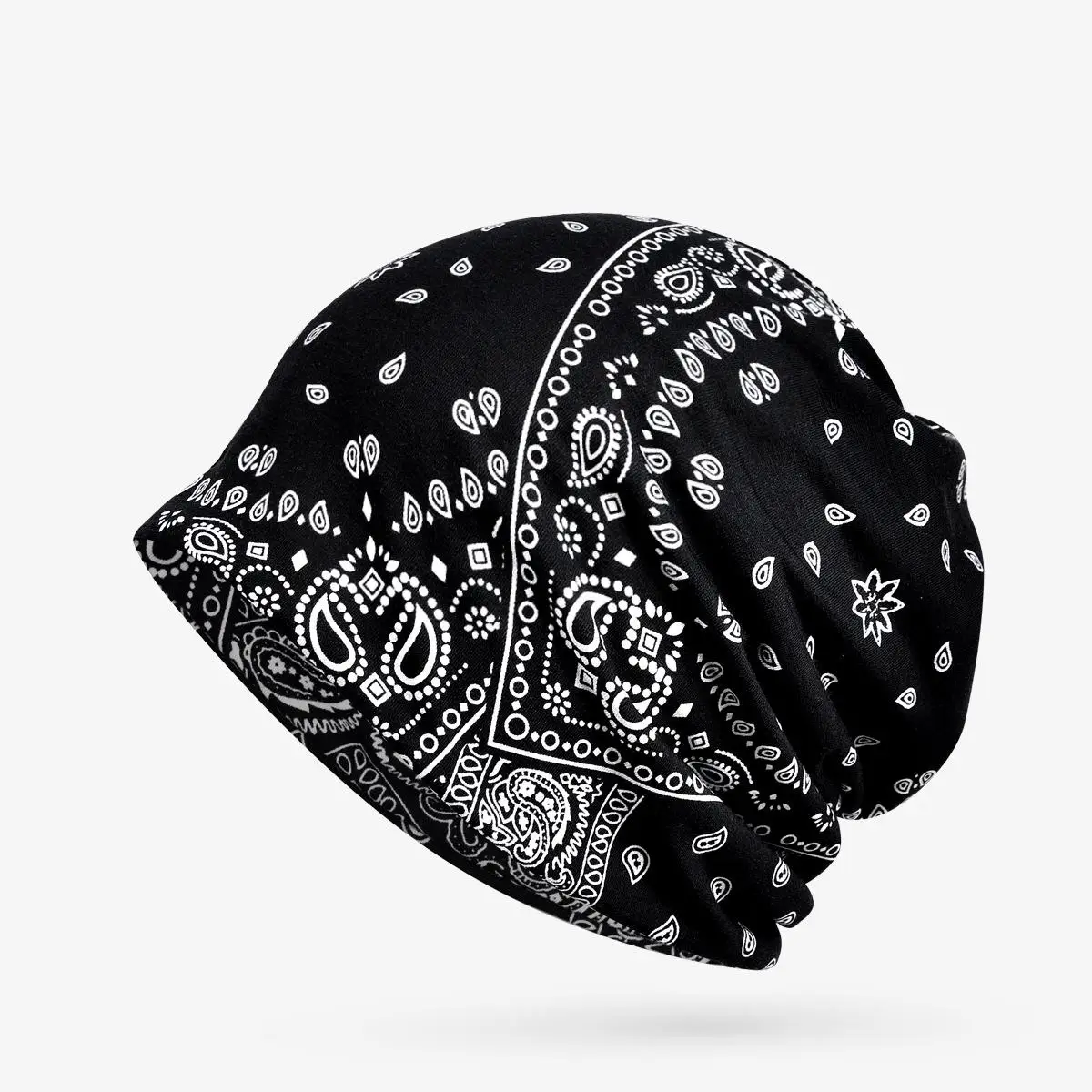 

Hats Beanies For Men Women Unisex Spring Summer Beanie Cotton Double Layer Elastic Bonnet Hip Hop Baggy Cap Male Female New