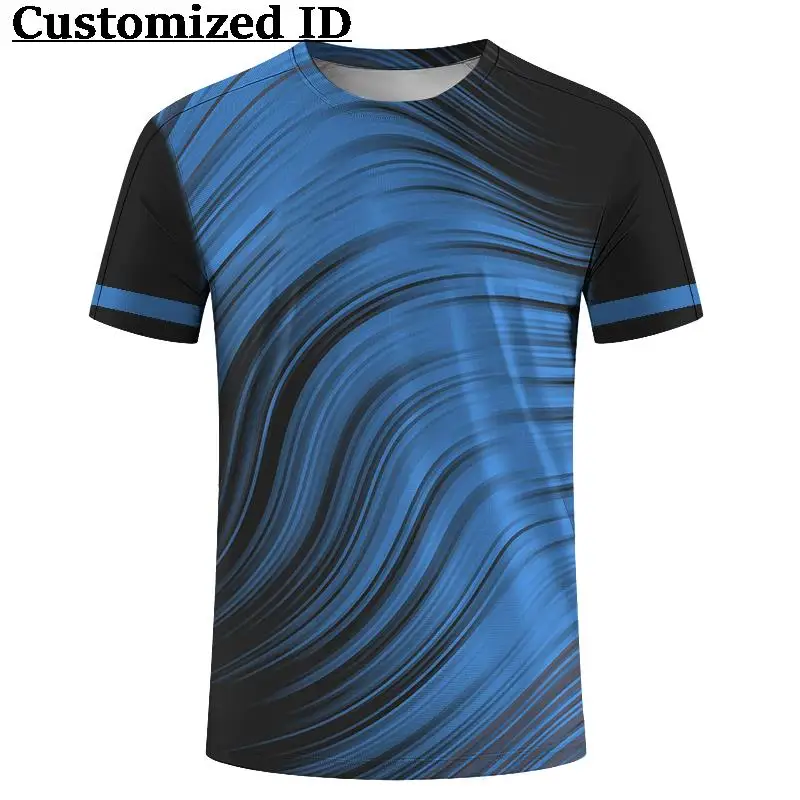 Men Sports Fitness Training Clothes 2023 New Summer Men's Quick Dry T-Shirts Casual Breathable Outdoor FitnessTee Customizable image 2