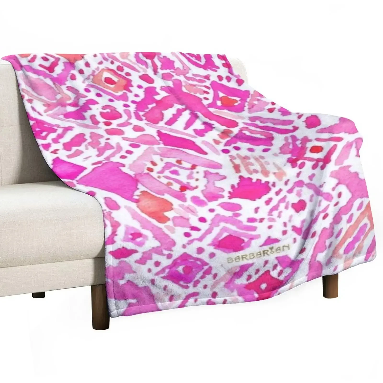 

cute geometric pink Throw Blanket Comforter manga Decoratives Blankets