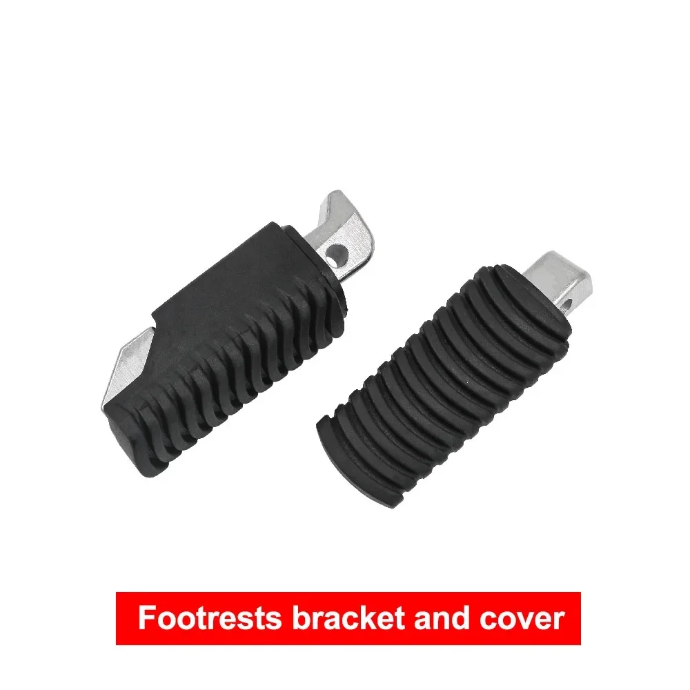 Motorcycle Footrest Rear Passenger Footpeg Rubber Cover For BMW F750GS F800GS F850GS K1200GT K1300GT K1600GT Aluminum Foot Peg