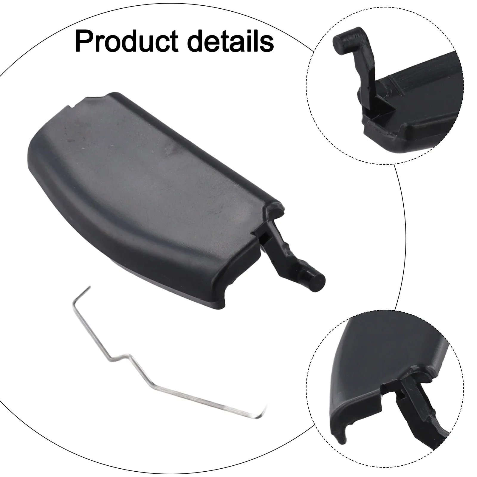 Car Interior Armrest Lid Console Cover Latch Clip Compatible with For A4 B6 B7 Series 2002 2008 Models OEM 8E0864245E