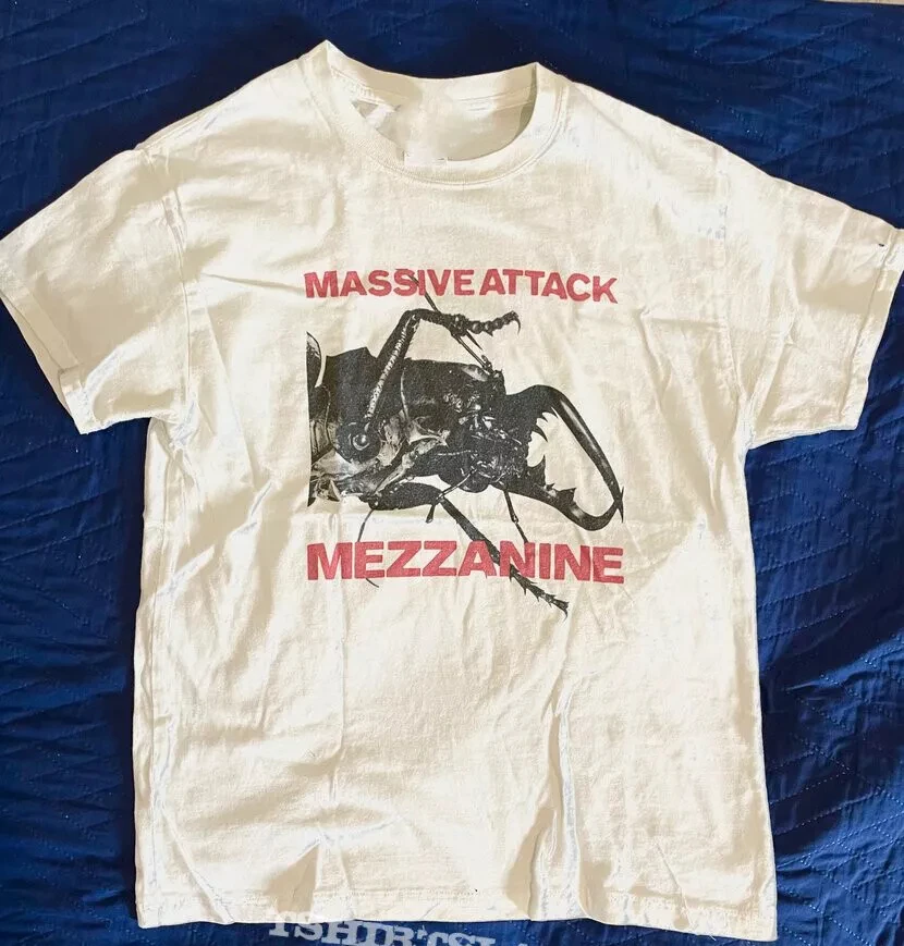 

Классическая футболка унисекс Massive Attack Mezzanine, хлопковая мужская футболка унисекс, мужская и женская летняя повседневная хлопковая футболка с круглым вырезом