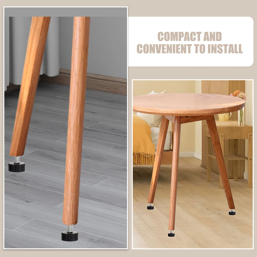 

4pcs Rubber Feet Furniture Anti-Slip Vibration Dampening Pads For Table Cabinet Machine Small Rubber Feet Leveling Pads For