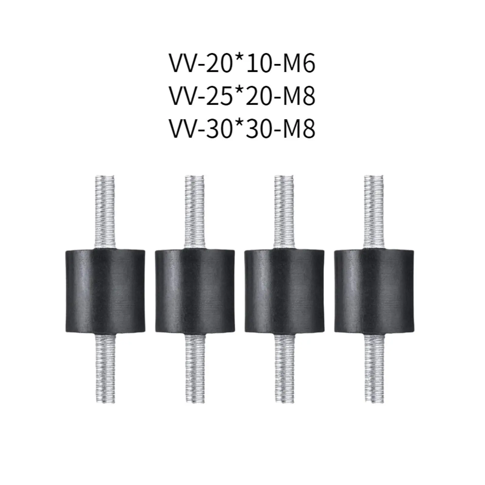 4x Rubber Studs Shock Absorber for Automobile Home Appliances Boat Coils