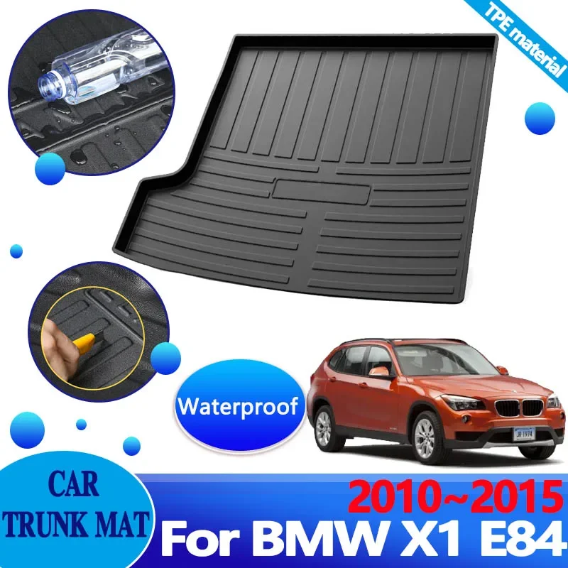 

Car Trunk for BMW X1 E84 2010~2015 2012 2013 TPE Material Trunk Floor Mats Cover Anti-dirty Carpet Liner Storage Pad Accessories