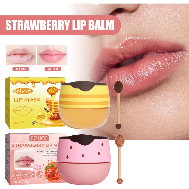 Eelhoe Remove Dead Skin Anti-freeze Lip Mask Moisturizing And Moisturizing Dry And Cracked Lips Non-greasy Lip Balm