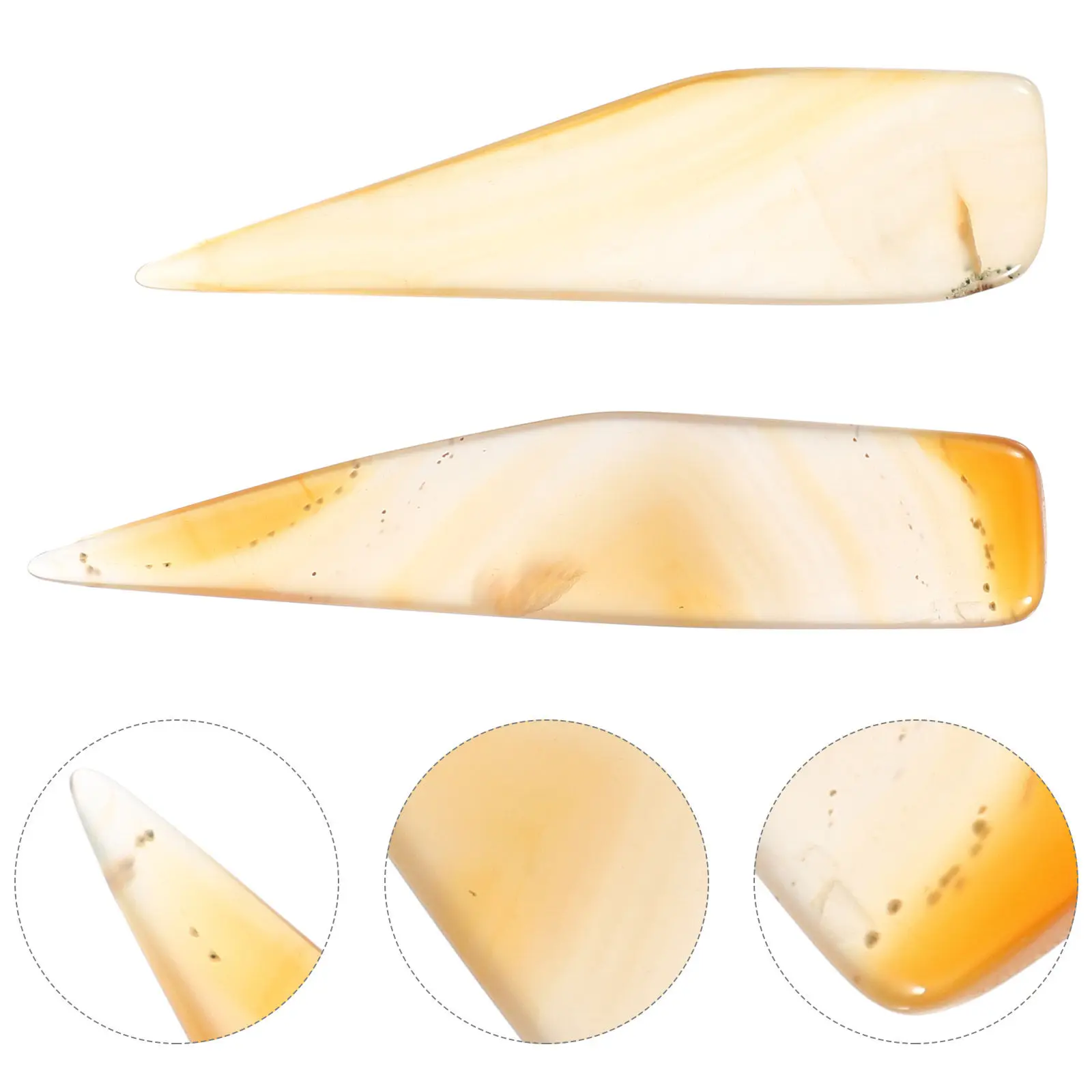 

1Set Jewelry Maintenance Tools Agate Polishing Kit Professional for Gold Silver Copper Jewelry Rings Agate Knife