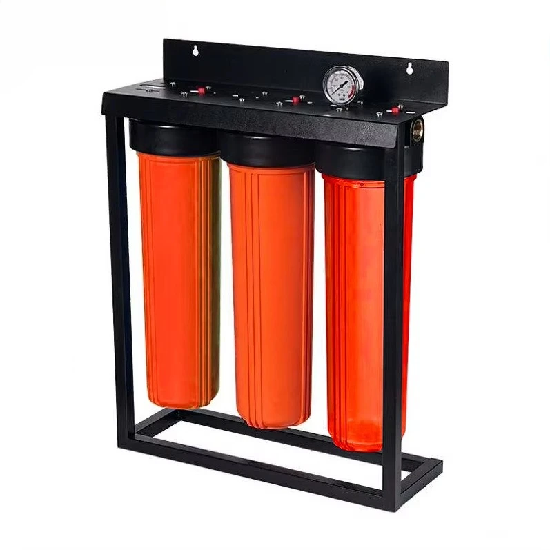 Water filter Whole house large flow Giant 20 4.5 inch water purifier system with pressure gauge