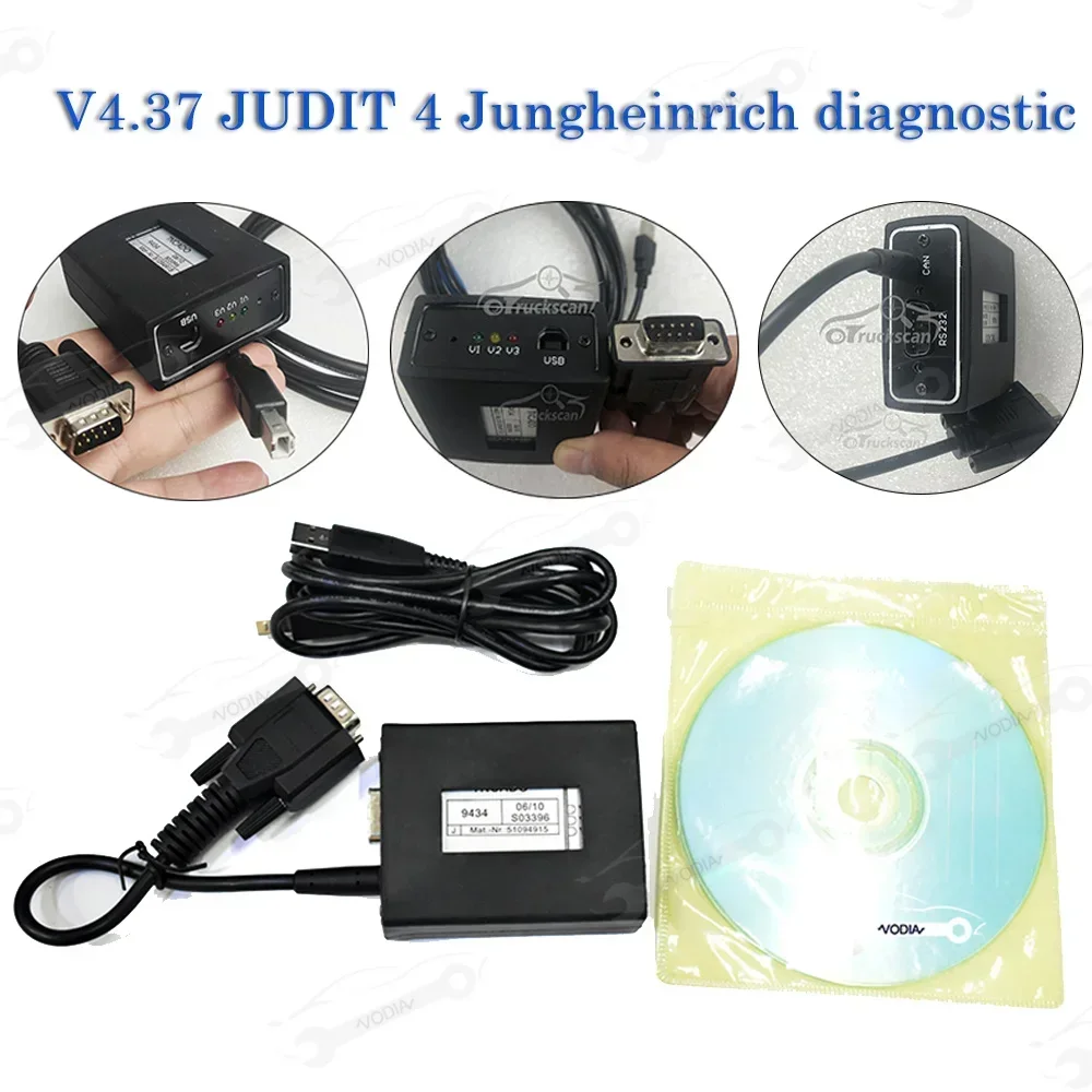 For JUDIT 4 Jungheinrich Linde canbox doctor diagnostic scanner Forklift diagnostic tool for Judit Incado Box Diagnostic Kit