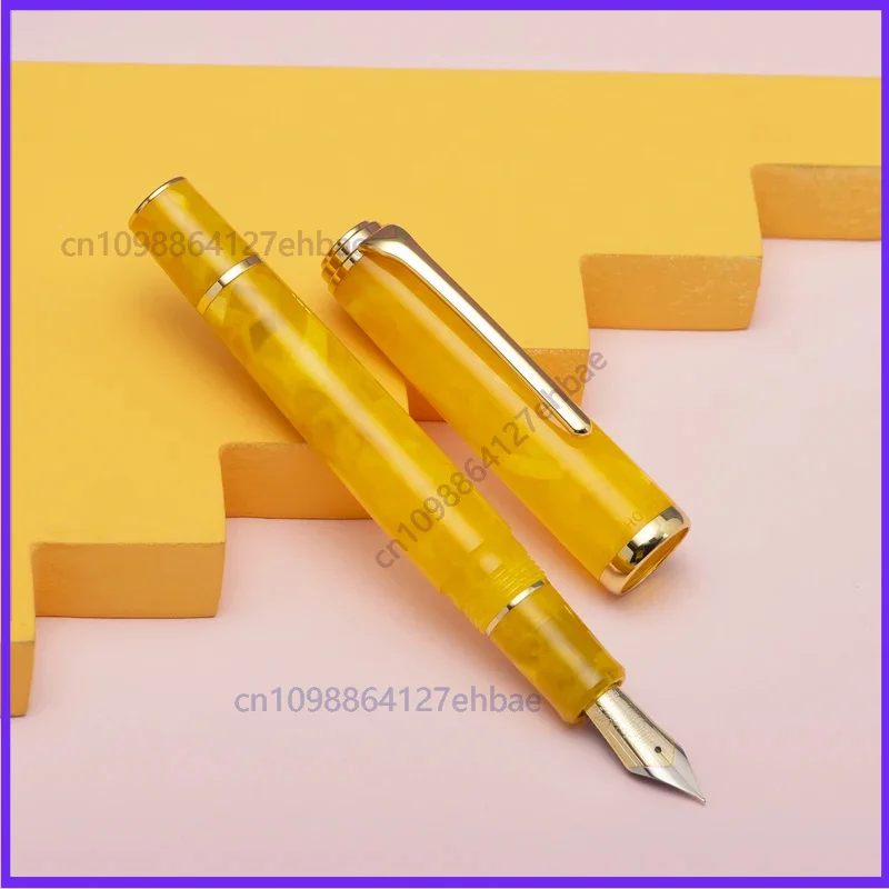 penna-stilografica-hongdian-n1-retro-in-resina-acrilica-serie-nebula-con-pennino-ef-arancione-penna-da-ufficio-con-convertitore-per-scrittura-regalo-aziendale