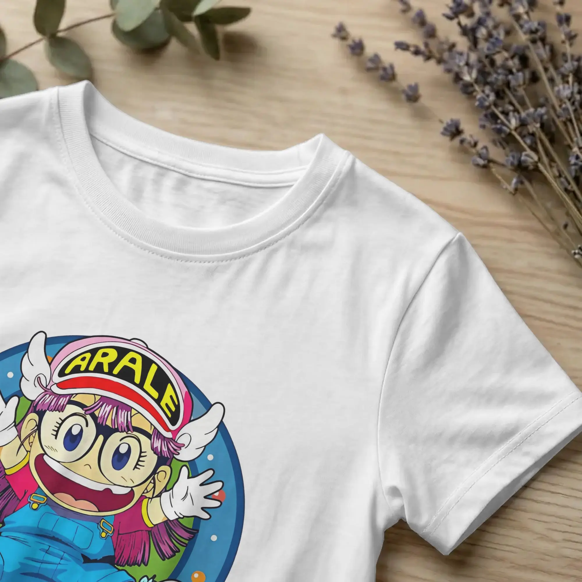 Arale Norimaki - Dr. Slump Men Women's T Shirt Kawaii Cartoon Tee Shirt Short Sleeve Round Neck T-Shirt Cotton Party Tops