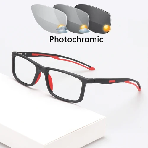 Imagen 2 del producto Gafas deportivas fotocromáticas para miopía, gafas graduadas camaleón o sol para hombre y mujer, montura TR90-0,5-0,75-1,0 -2 a-6