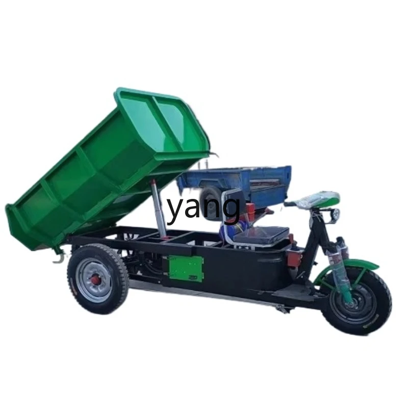 

ZL construction site electric dump tricycle load brick concrete sand and gravel transport truck