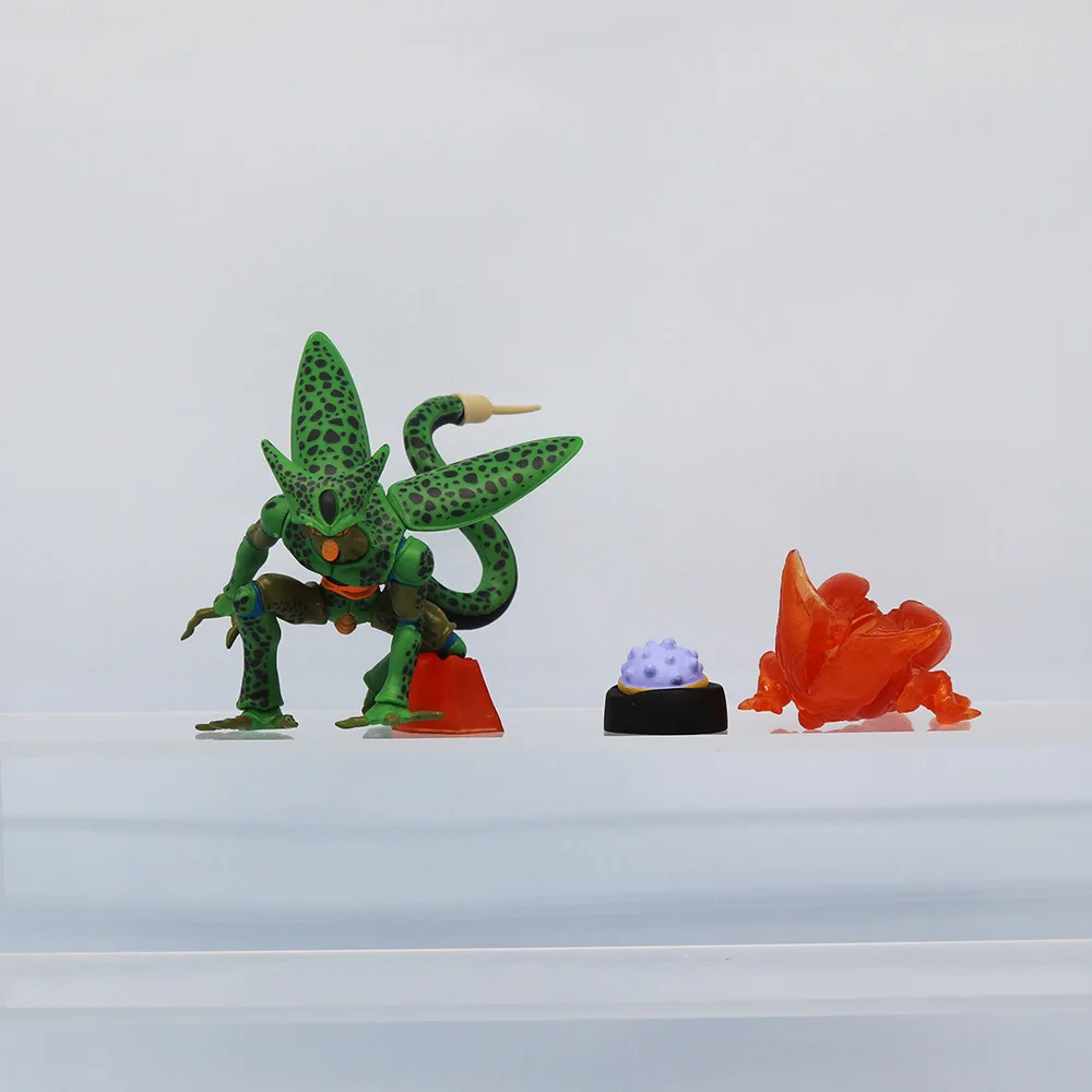 2026@.7-teiliges Set Dragon Ball Z Cell Familie Figuren, Cell PVC Actionfigur Sammlerstück Modell Spielzeug, Kindergeschenke – Detail 6