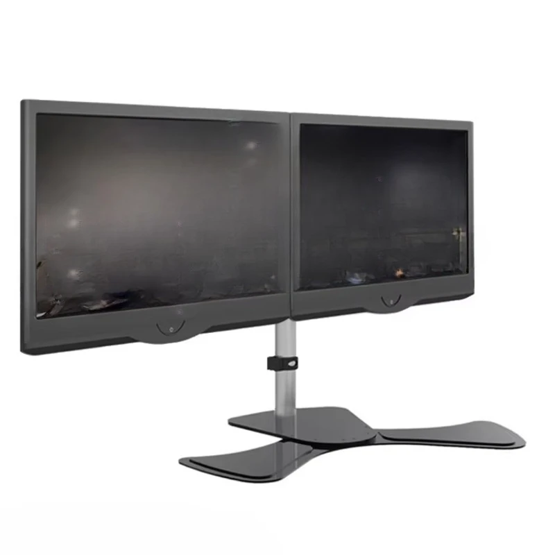 Desktop dual-arm monitor stand adjustable 32-inch computer