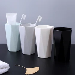 Durable PP Bathroom Tumblers Toothbrush Toothpaste Cup Mouthwash Cup Home Travel Solid Toothbrush Holder Cup Drinkware Tools