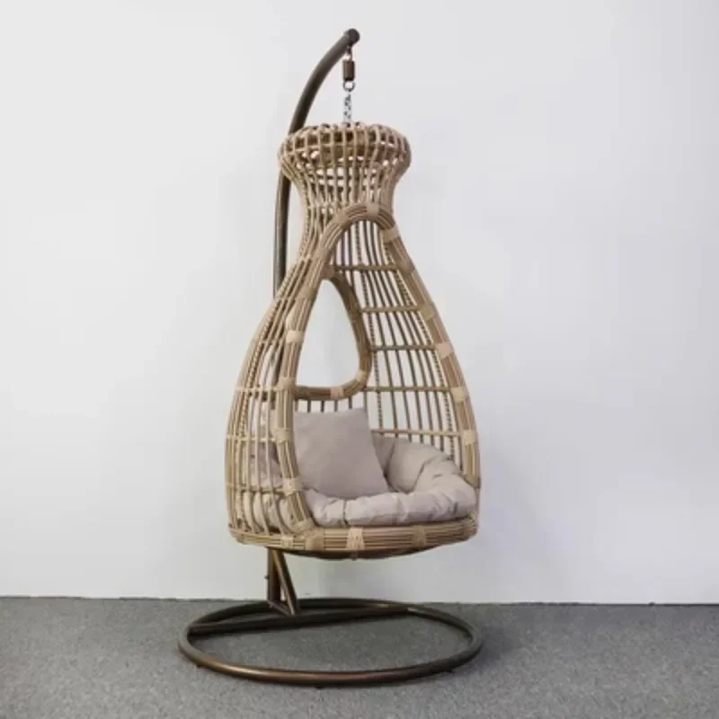 outdoor Internet celebrity hanging chair balcony rattan bird's nest indoor leisure courtyard swing rattan coffee table