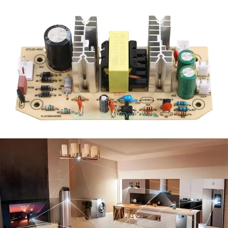 462D 60W AC220V 240V to AC220 240V Power Supply Module Compactly Size Heat Protections for Industrial Equipments