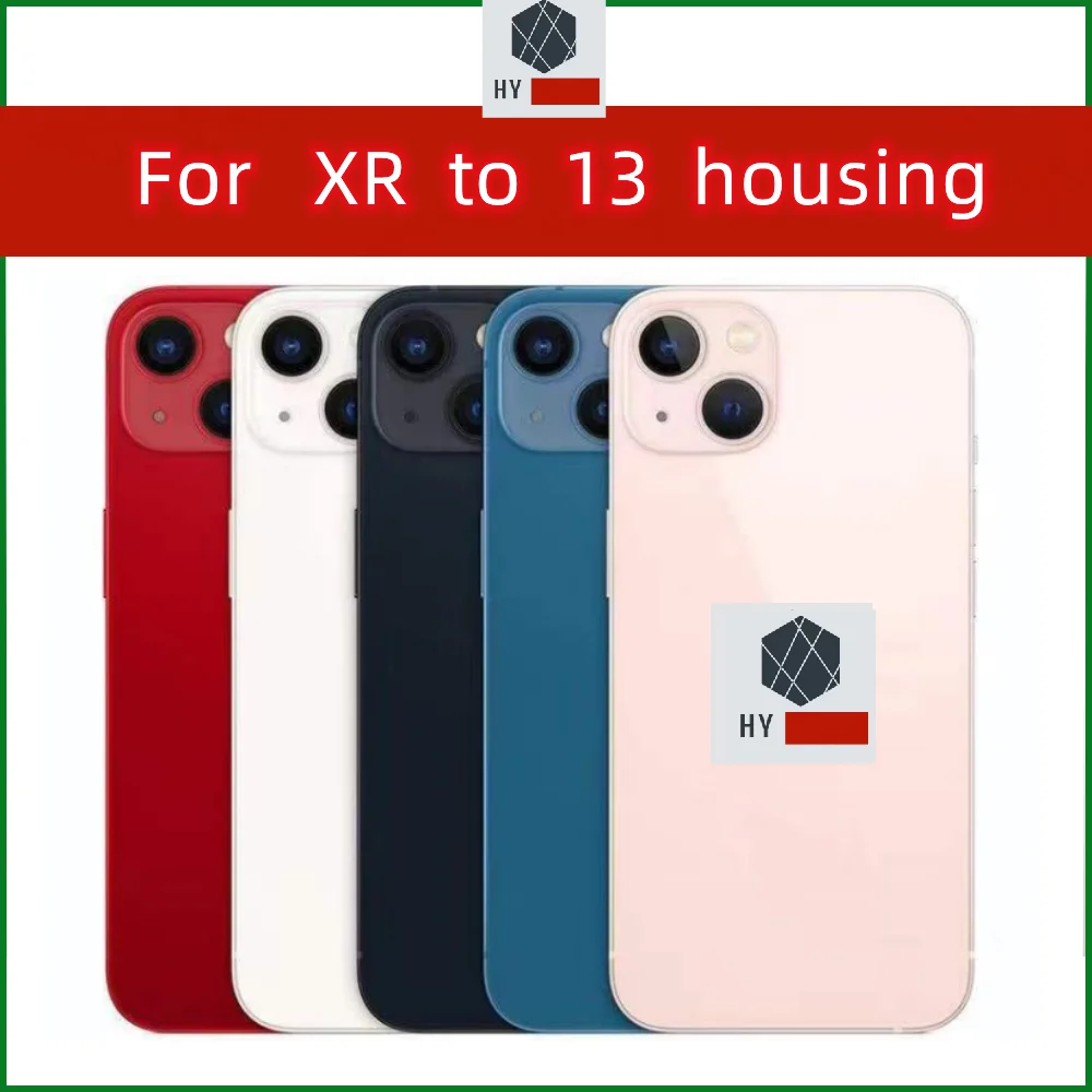 housing For XR Like 13 14 Housing XR Up To 13  Housing For XR To 14 Back DIY Back Cover Housing Battery Middle Frame Replacement