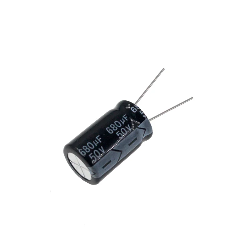 5pcs 680 미크로포맷 50V 680MFD 50WV 13*20mm 알루미늄 전해 커패시터 방사형 680mf50v 680uf50v 50v680mf 50v680uf