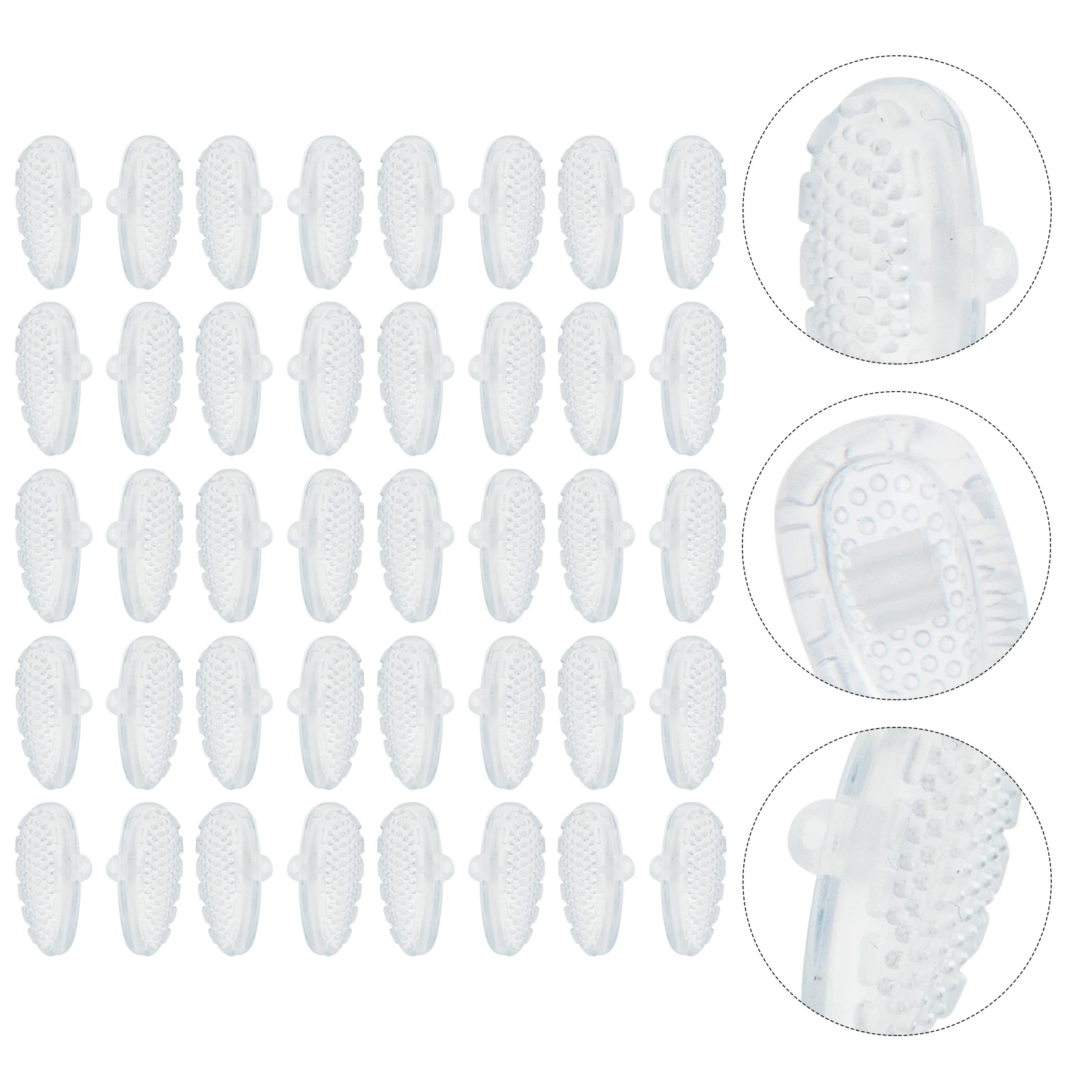 

Silicone Nose Pads for Glasses Soft Cushions Durable Comfortable Non Slip Fit Perfectly Eyeglasses Accessories