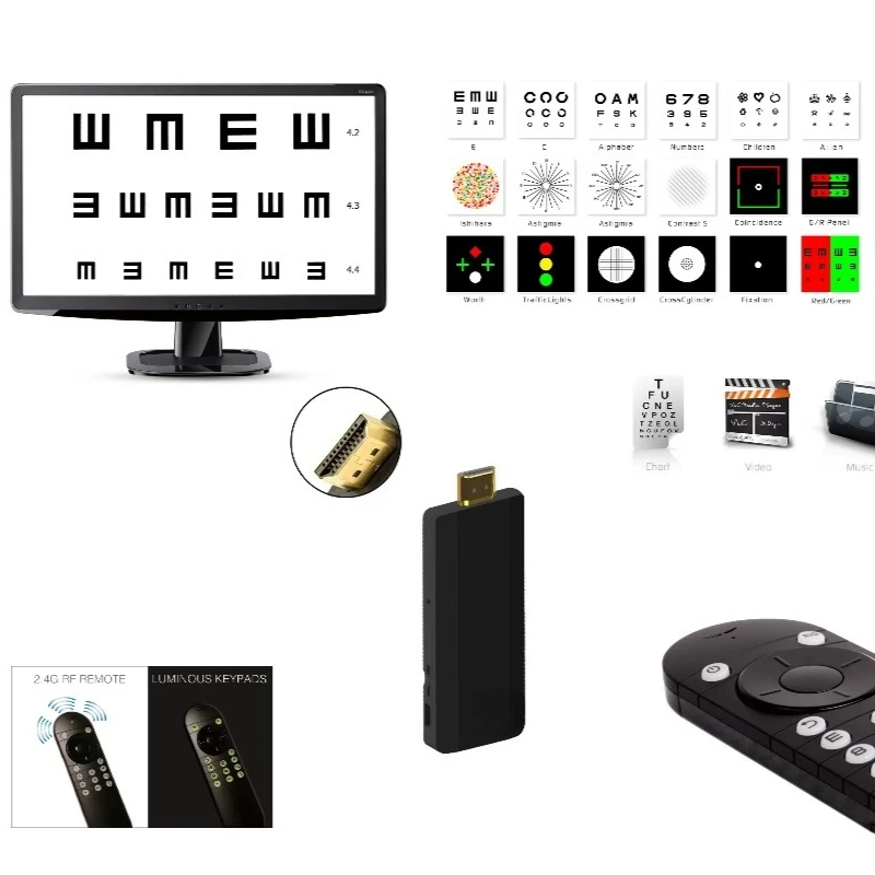 Optometry equipment Eye position vision test chart system Liquid crystal digital vision chart