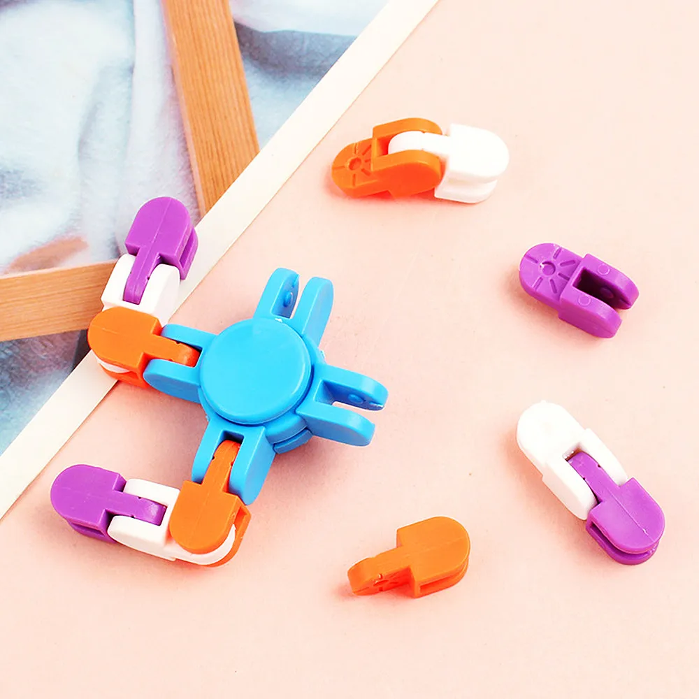 3 stücke Fingertip Gyroskop Kette Gyroskop Eltern Kind Spiel Freizeit Stress Relief Spielzeug Fidget Spinner Desktop Spielzeug Junge Geschenk