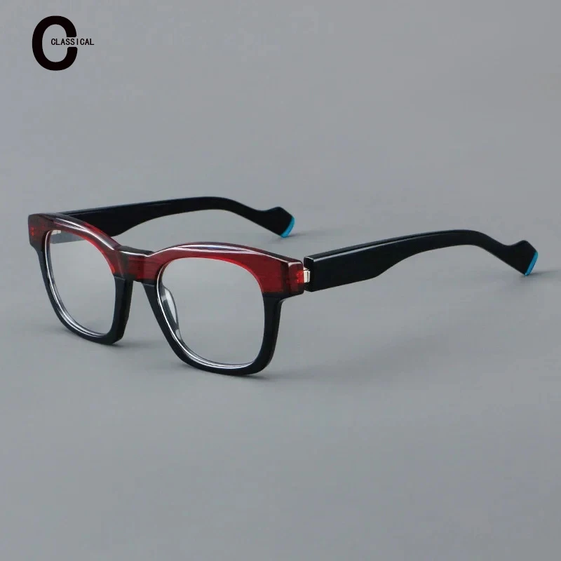 

New 2024 oval acetate color tortoiseshell women's frames for myopic reading 6016 optical lenses Handcrafted for men's frames