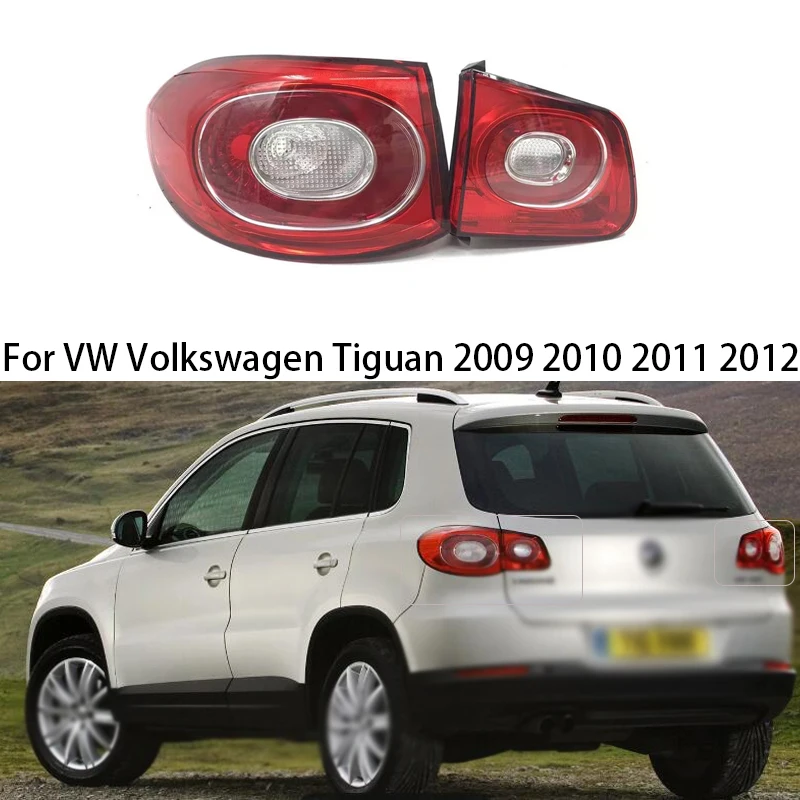 

For VW Volkswagen Tiguan 2009 2010 2011 2012 Car Rear Bumper Tail Light Brake Stop Reverse Lamp Taillight Taillamp No bulb