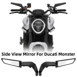 Motorcycle Side View Mirror for Ducati Monster 1200 1200S 1200R 1100 1000 950 937 900 Stealth Winglets Rearview Mirrors Kits