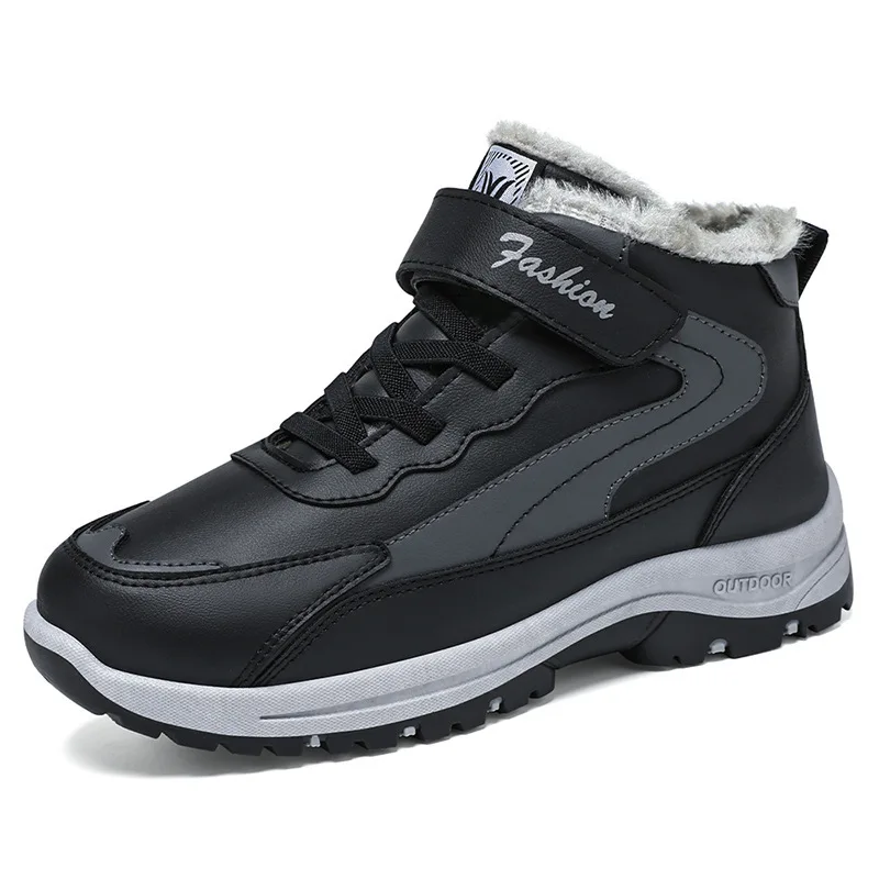 

Cotton Shoes plus Size Generation Snow Boots Velvet Thickened Boots Cold-Proof Warm Walking Men's Boots