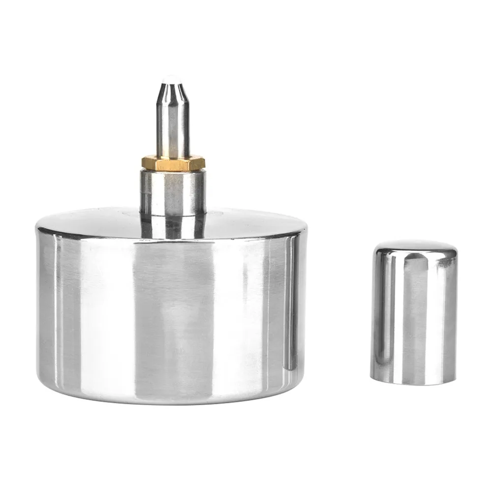 400ml Capacity Alcohol Lamp 304 Stainless Steel Brass Screw Alcohol Burner Bunsen Burner for Chemistry Biology Laboratory
