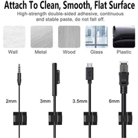 10/50PCS Cable Management Clip Guiding Line Wire Arrangement Protector Fixations Cord Holder Clearance WINDER Clips Attache Home - Image 4