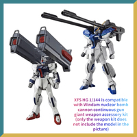 XFS HG 1/144 Is Compatible with Windam Nuclear Bombs Cannons Connected Guns Giant Weapon Accessories Toy Collection Gifts