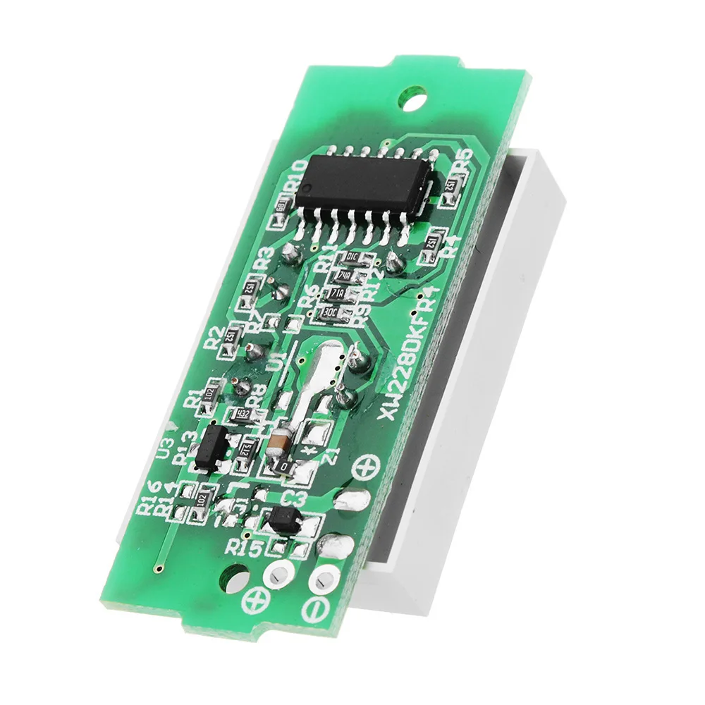 Painel indicador de energia da bateria de lítio 6/12/24/36/48V armazenamento display de energia da bateria do veículo elétrico