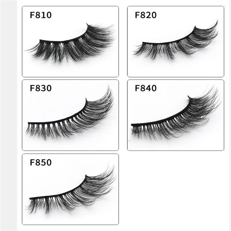 自然な見た目のヨーロッパ風3Dつけまつげ　卸売　立体的なつけまつげ　アイメイク用