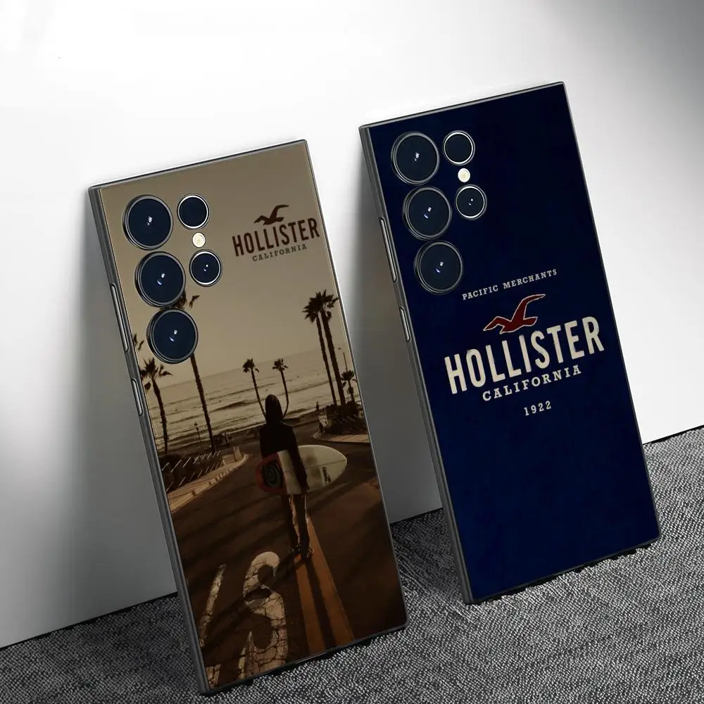Funda de teléfono H-Hollister para Samsung Galaxy S26 S25 S24 S22 S23 Ultra S21 S20 Plus, funda suave completa esmerilada