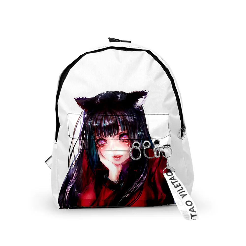 Popular The Gamble Abyss Bags Backpacks Boys/Girls pupil School Bags 3D Print Keychains Oxford Waterproof Cute Small Backpacks