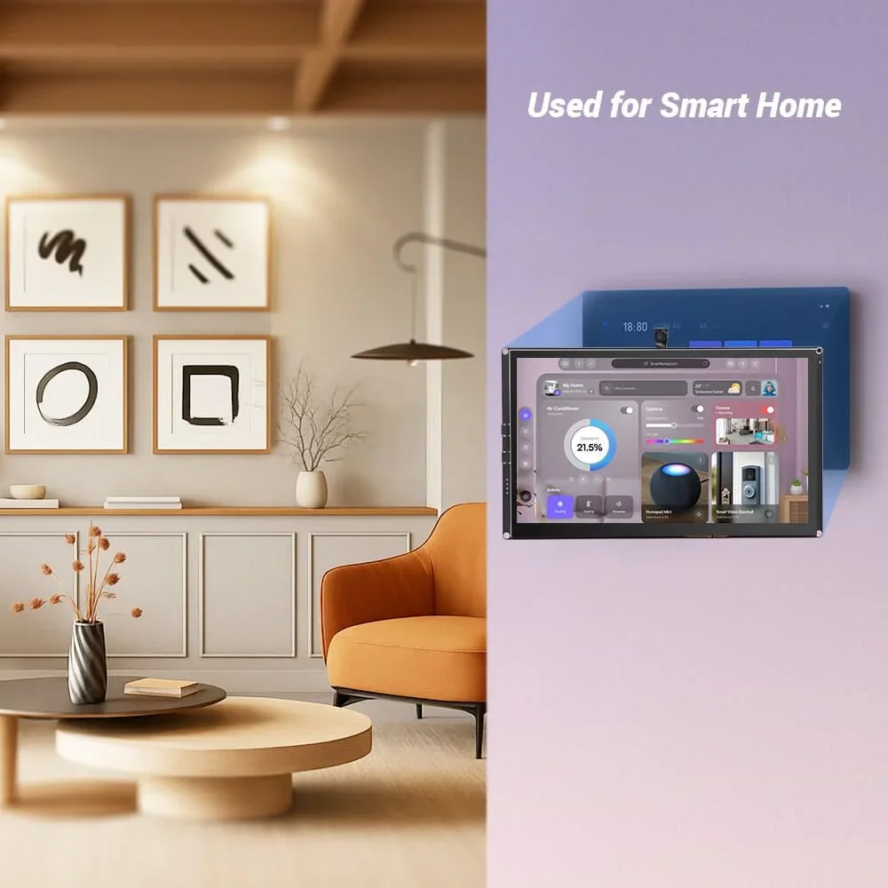 Elecrow CrowPanel Advanced 10.1inch ESP32-P4 HMI AI Display 1024x600 IPS Touch Screen WiFi6 Support Compatible with Arduino/LVGL