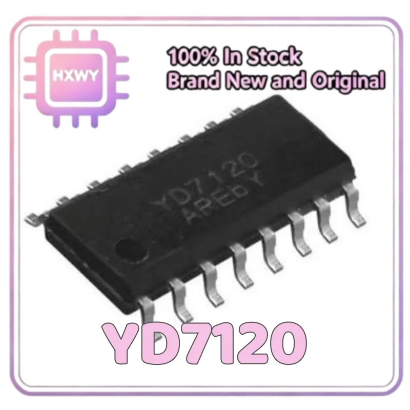 (10/100 Pieces) YD7120 7120 SOP16 Audio Amplifier Gate Driver Chip Brand New Original Fast Shipping
