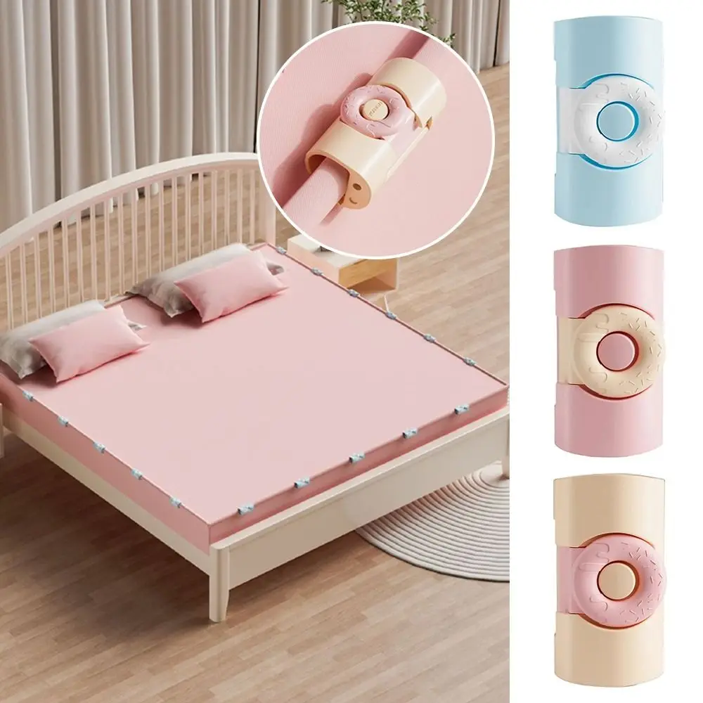 

6 шт., невидимый зажим для фиксации простыни в форме пончика, нескользящий держатель простыни, застежка для простыни, фиксация одеяла